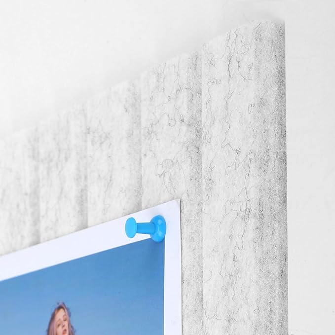 Cork Boards for Walls 48" x 36" Felt Board Alternative, 12 Pack Felt Wall Tiles Bulletin Board, Large Cork Board for Office Pin Board Tack Board Cork Boards-DeskLoop Office