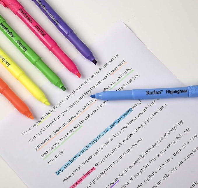 Highlighters, Chisel Tip, Assorted Fluorescent, 96 Count Bulk Pack-DeskLoop Office