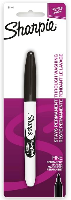 Sharpie Rub-A-Dub Permanent Laundry Marker Fine Black by Unknown