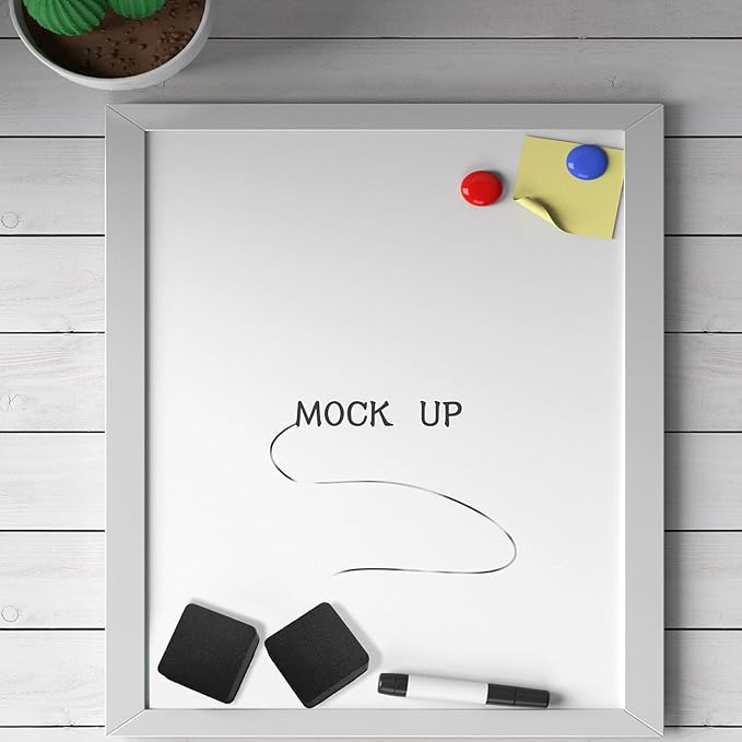 Dry Erase Erasers, 48 Pack Magnetic Whiteboard & Chalkboard Cleansers, Small Magnetic Erasers (Black)-DeskLoop Office