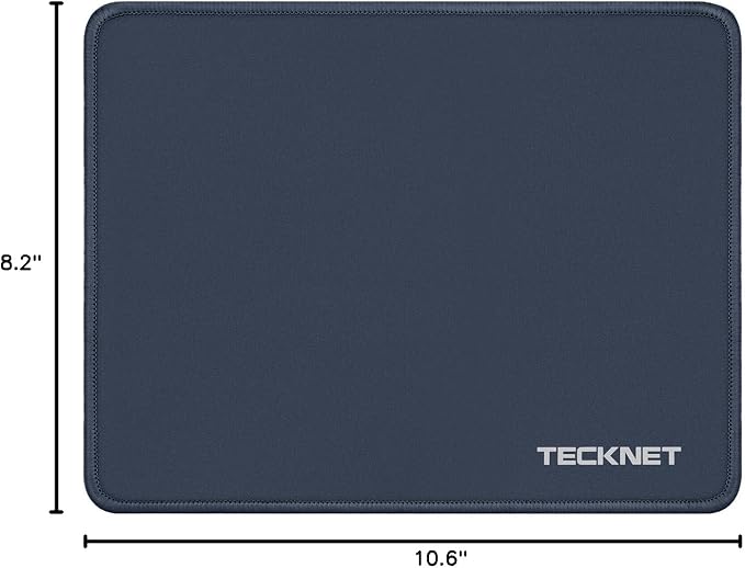 TECKNET Mouse Pad with Anti-fray Stitchin, Waterproof Surface & Non-Slip Rubber - Image 7