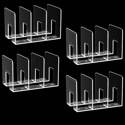 4PCS purse organizer for closet,handbag storage,book holder,bag organizer,acrylic desk file organizer,clutch divider,desk accessories workspace organizers-DeskLoop Office