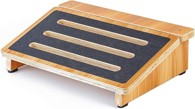 StrongTek Ergonomic Foot Rest Support, Under Desk Footrest, Non-Slip Foot Stool, 4" High, Improve Posture, Reduce Fatigue & Pain, 300lbs Capacity, Ideal for Office & Gaming, Enhance Health and Comfort-DeskLoop Office