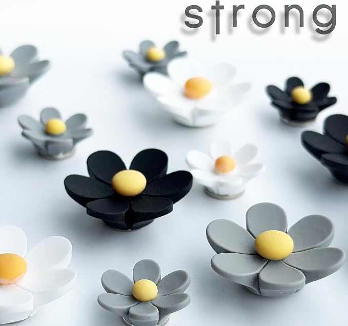 16 pcs - Cute Flower Magnet, Gothic Magnet - Image 6