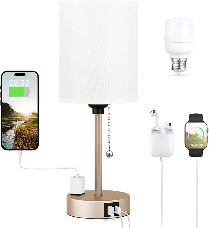Small Bedside Table lamp for Bedroom - Image 7