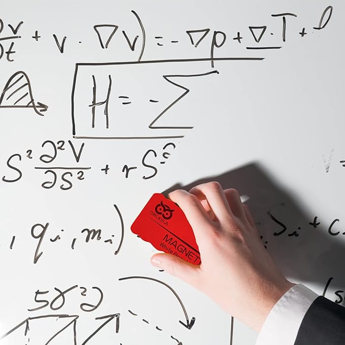 OWLKELA Dry Erase Erasers, Magnetic Whiteboard Erasers 8 Pack, Magnetic Dry Erasers for White Board, White Board Markers Dry Erase, Ideal for Classroom, Home, Office-DeskLoop Office