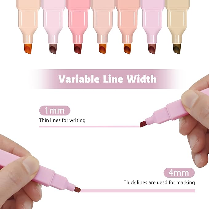 Highlighters Assorted Colors,10Pcs Pastel Highlighter No Bleed,Chisel Tip Bible Highlighters,Book Highlighter Bible Study Supplies-DeskLoop Office