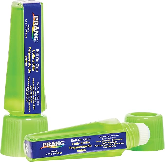 Prang Roll-On Liquid Glue, Green, 1.69 Oz., 1 Count-DeskLoop Office