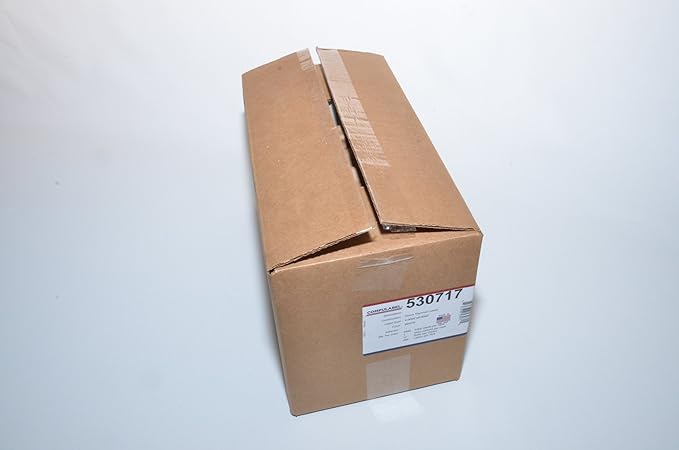 CompuLabel Direct Thermal Labels, 4-Inch x 8 Inch, White, Roll, Permanent Adhesive, Perforations Between Labels, 200 per Roll, 12 Rolls per Carton (530717)-DeskLoop Office