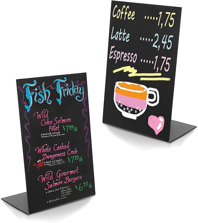 ZEYAR Liquid Chalk Marker, Wet Erase Marker, Water-Based Opaque Ink, Fine Tip for Detailed Drawing, Writes on Nonporous Chalkboards, Bistro Boards, Windows, Plastic and more (48 Full Colors)-DeskLoop Office