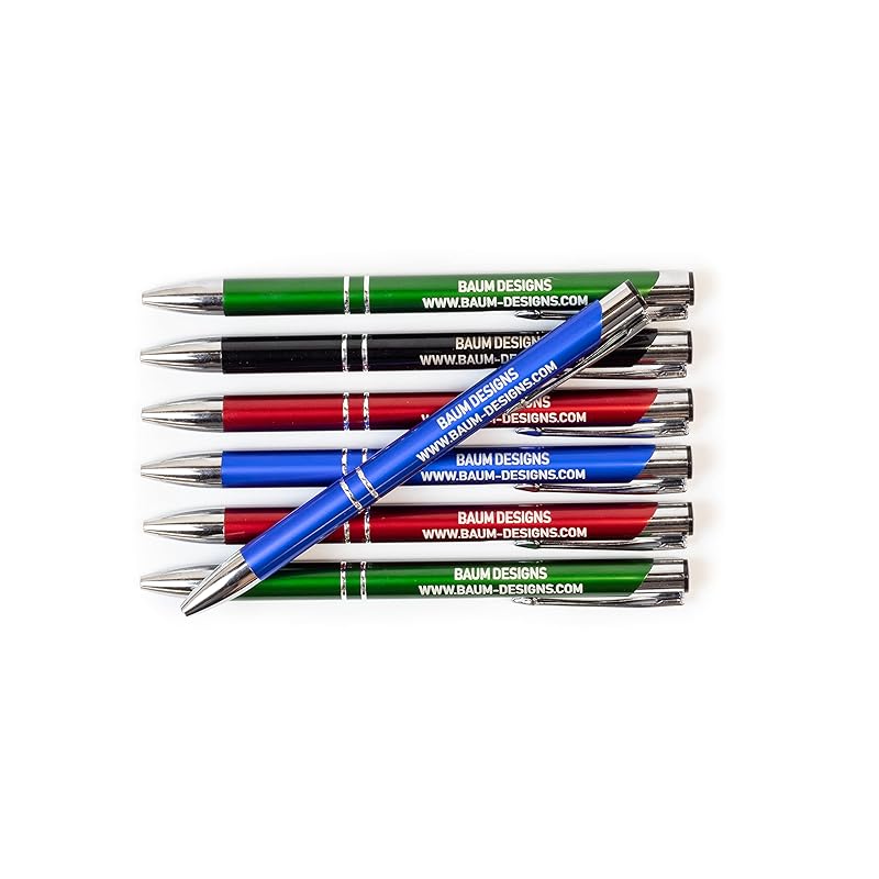 Bulk Personalized Pens Custom Engraved Ballpoint Pens (250 Pens, Purple)