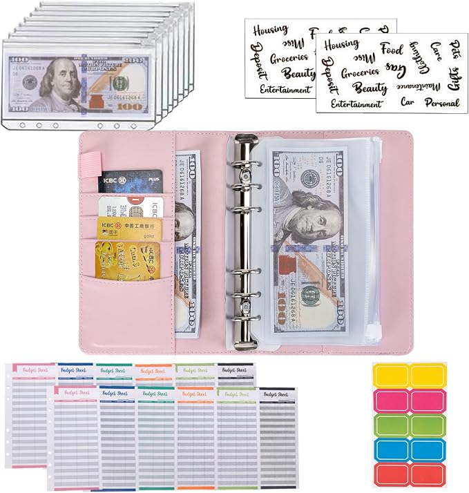 NICOOTH Budget Binder A6 Money Saving Binder - Image 4