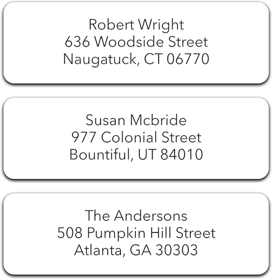 250 Personalized Return Address Labels - Custom Address Labels on Sheets-DeskLoop Office