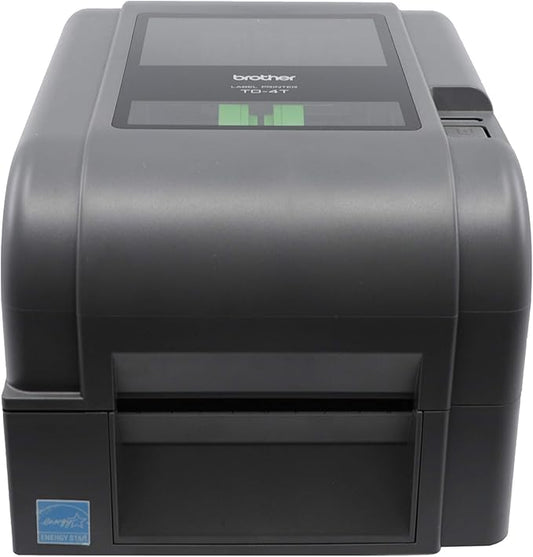 Brother TD-4420TN 4-inch Thermal Transfer Desktop Network Barcode and Label Printer, for Long Term Durable Labels and Barcodes, 203 dpi, 6 IPS, Standard USB 2.0, Serial, Ethernet LAN-DeskLoop Office