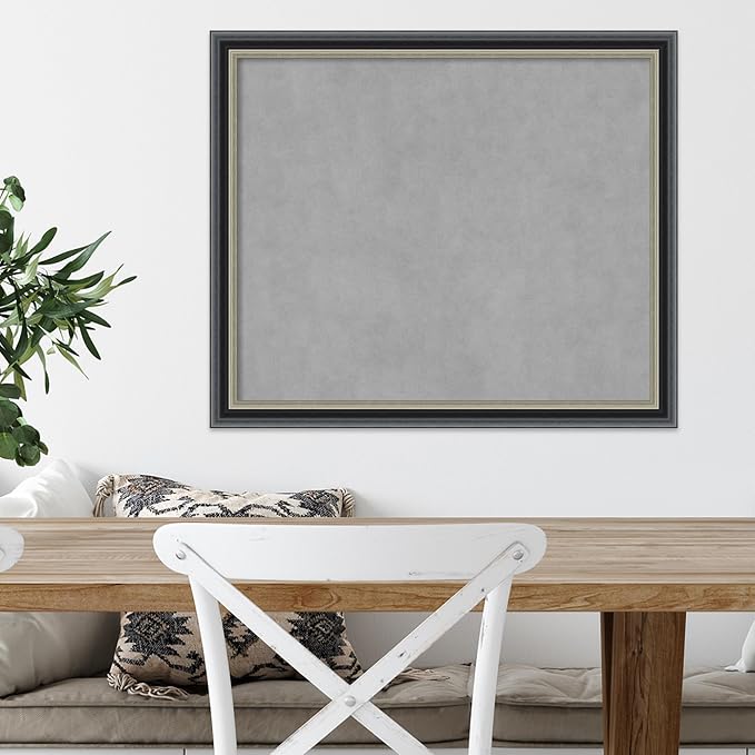 Amanti Art Black Framed Magnetic Board 23x27 Medium Vision Board - Image 5