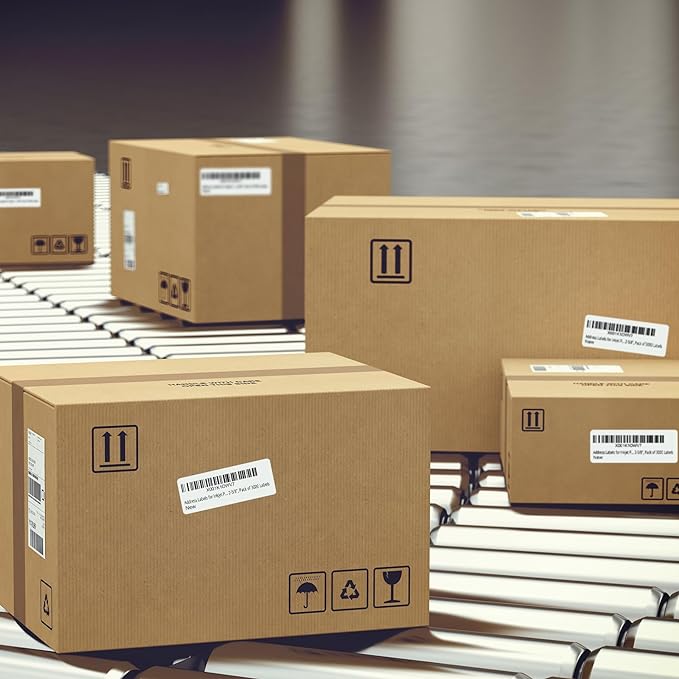 Address Labels for Inkjet Printers 1" x 2-5/8", Pack of 3000 Labels-DeskLoop Office