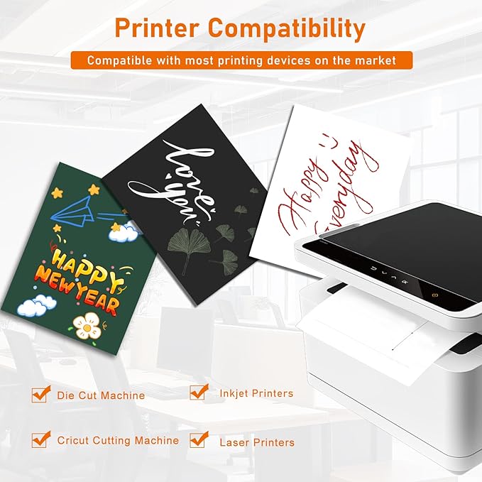 28 Sheets White Cardstock 8.5 x 11 Certificate Paper, 92lb Heavyweight Printer Paper Card Stock for Wedding, School Crafting, Memus, Making Cards, Business Cards, Invitations-DeskLoop Office