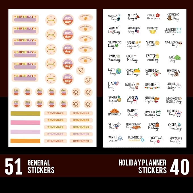 Large Doodle Teacher Desk Calendar 2025-2026 25-26 Teacher planner 17-Month 2025-2026 Desk Desktop Holiday Monthly classroom Calendar 2025 August 2025-December 2026 with Holiday Planner Stickers-DeskLoop Office