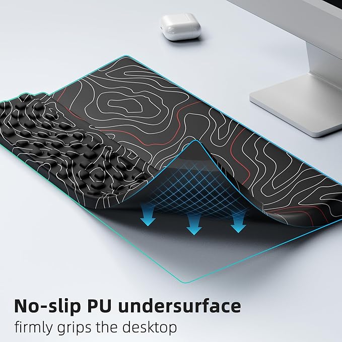 Ospelelf Tilt Keyboard Stand with Wrist Rest, Comfy Ergonomic Keyboard Riser Holder for Office Home-DeskLoop Office