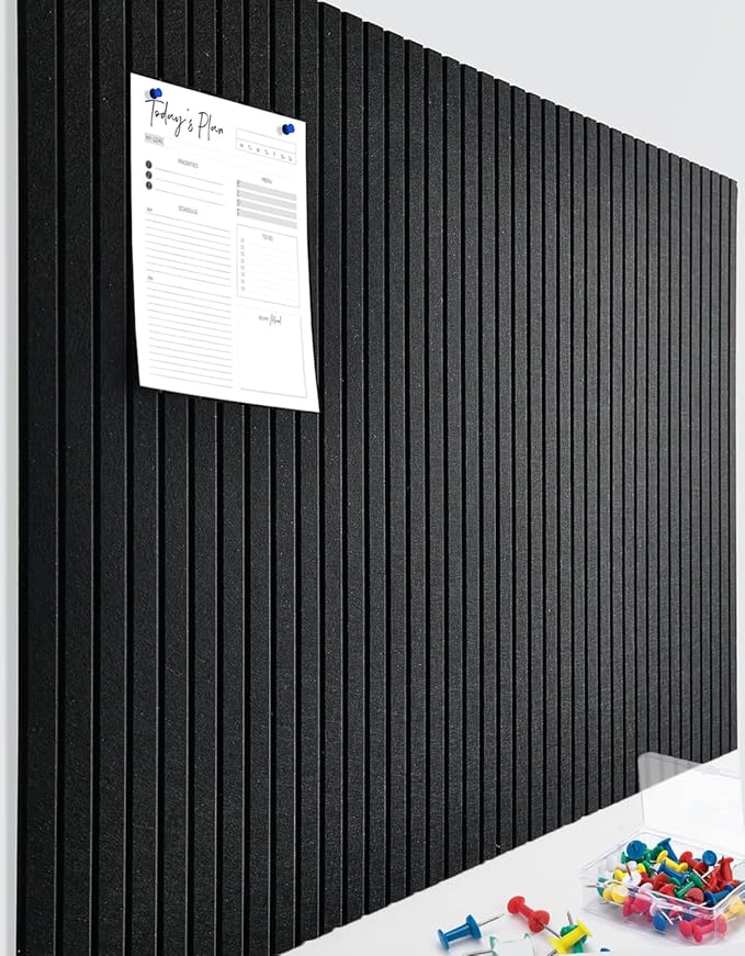 Cork Boards for Walls 48" x 36" Felt Board Alternative, 12 Pack Felt Wall Tiles Bulletin Board, Large Cork Board for Office Pin Board Tack Board Cork Boards-DeskLoop Office