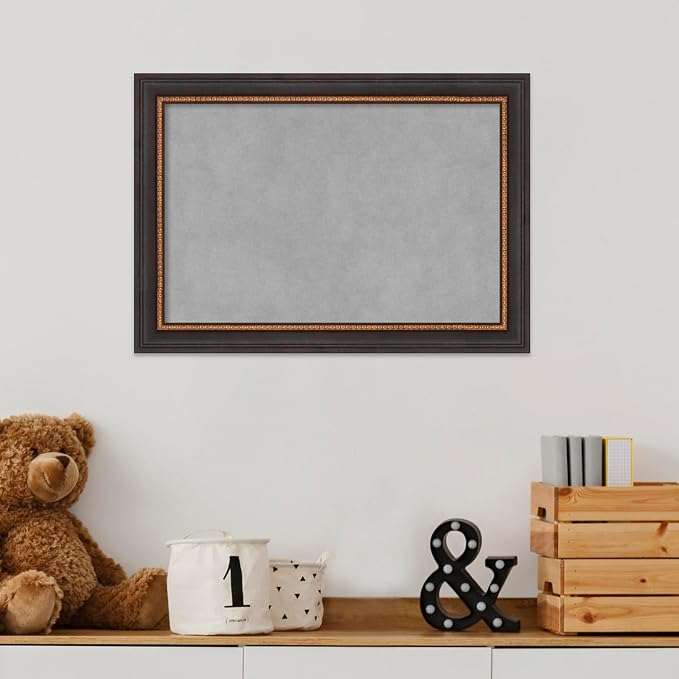 Amanti Art Black Framed Magnetic Board 15x21 Small Vision Board - Image 5