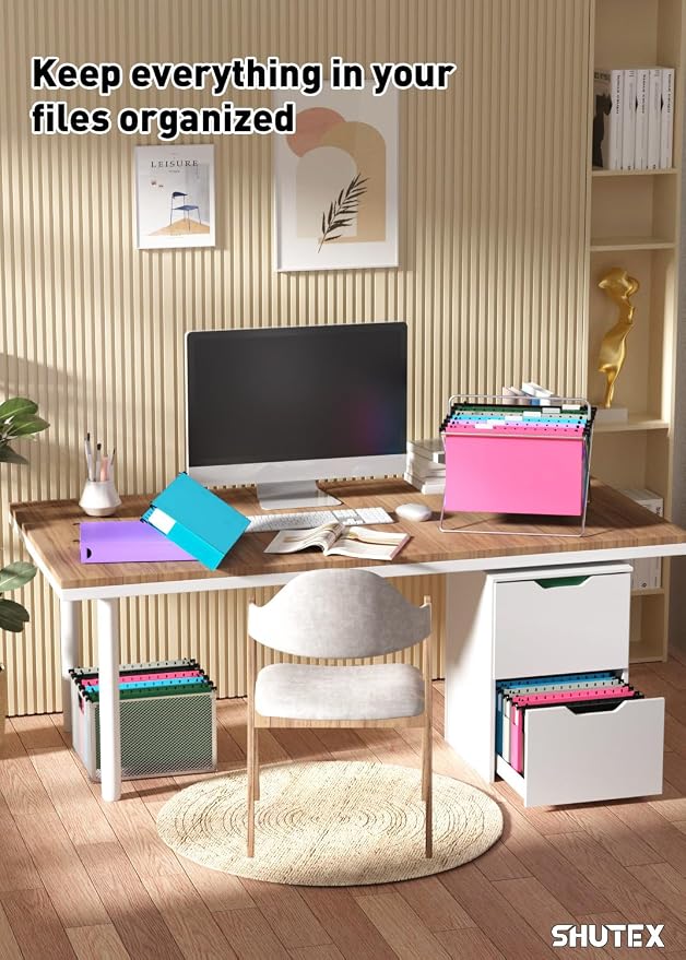 SHUTEX Extra Capacity Legal Size Hanging File Folders, 12 Pack Reinforced - Image 7