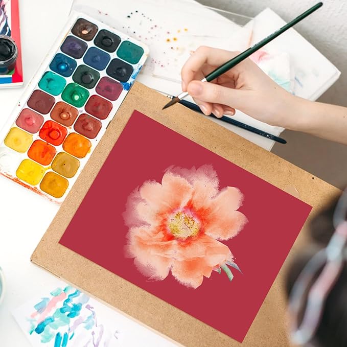 OcePor 50 Sheets Valentine's Day Red Cardstock Paper, Colored Printer Paper 8.5 x 11, Card Stock Thick Construction for Craft,Scrapbook,Office Printing, Invitations, Certificates,92 lb/250gsm-DeskLoop Office