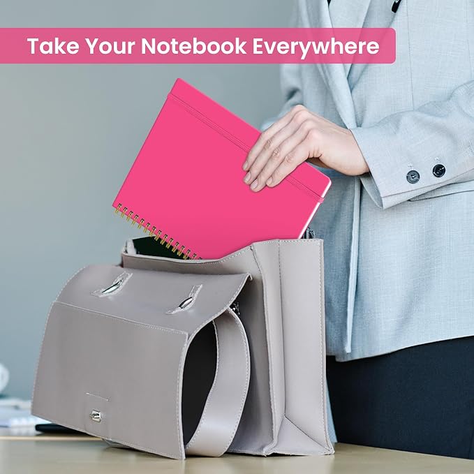 Taja Spiral Lined Notebook, 8.5"x11" Notebooks - Image 7