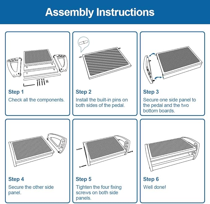 StrongTek Wood Ergonomic Footrest - 4-Angle Adjustable Foot Stool for Desk, Office Footrest, Anti-Slip Foot Stand for Under Desk, Enhances Posture, Promotes Blood Circulation, Easy Assembly (Espresso)-DeskLoop Office