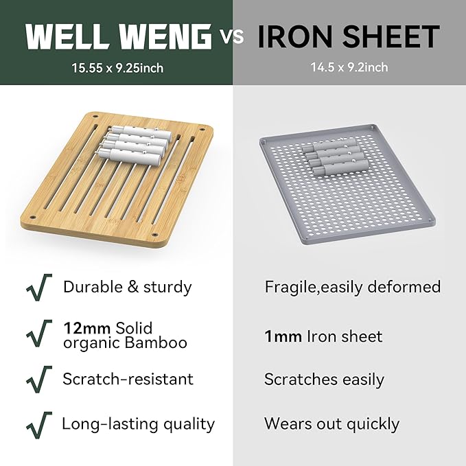 Bamboo Monitor Stand Riser, 4 Adjustable Height, Laptop Stand with Airflow Vents, Desk Organizer for Computer, PC, Printer (Natural)-DeskLoop Office