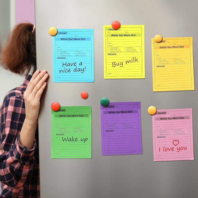 Eaasty 9 Pieces While You were Out Pads 4 x 5 Inches Assorted Colors Sticky - Image 7