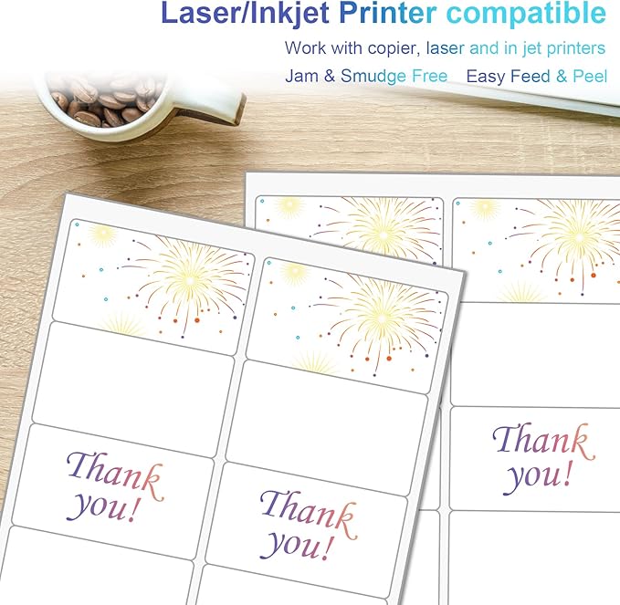 10up Shipping Address Labels 2 X 4 Label, Matte Stickers Paper Compatible with Laser & Ink Jet Printers, 500 Sheets-5000 Labels (5163/8163 /18163)