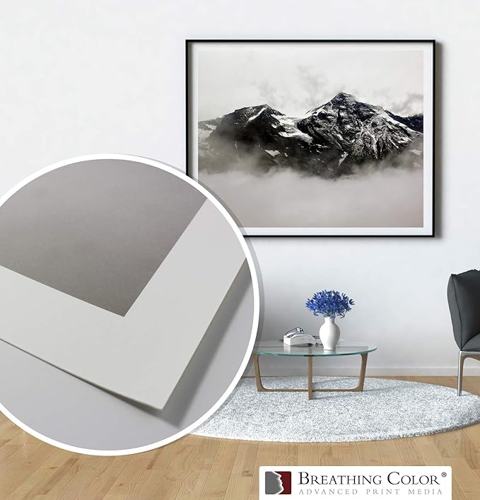 Optica One is a Luxurious 300 gsm Smooth Matte Fine Art Inkjet Paper Featured in a 60"x40' Roll; Its Bright White Color Makes It Ideal for Black and White and Color Prints. 100% Archival Certified-DeskLoop Office