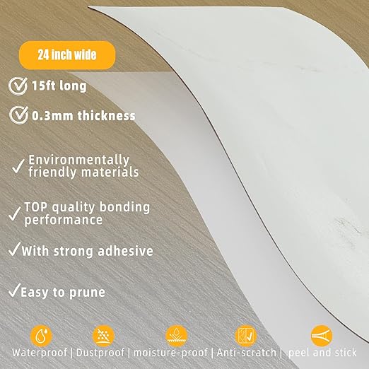 GSCIT Club Wood Grain Repair Tape, 24 inch X 15ft Self Adhesive Marble Grain Repair Patch for Tables, Chairs, Baseboards, Doors, Windows, Floors, Handicraft DIY.-DeskLoop Office