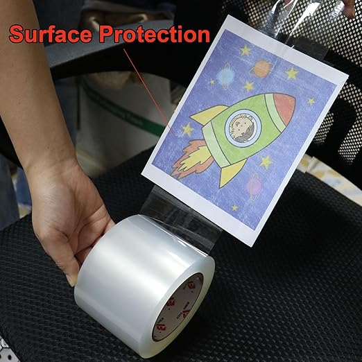 BOMEI PACK 3 inch Wide Clear Packing Tape, 3 inch x 110 Yards (330ft), Industrial Grade 3'' Heavy Duty Shipping Tape Refills for Box Office Moving, Packaging and Mailing-DeskLoop Office