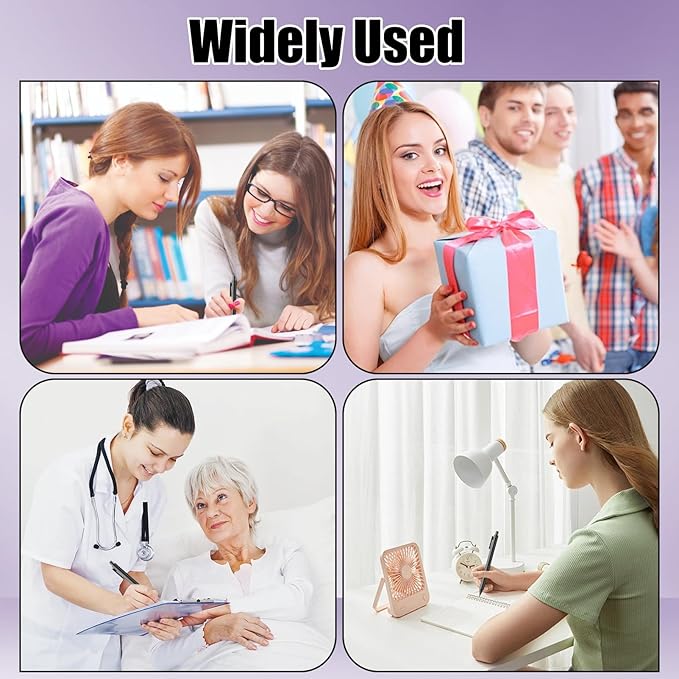 100 Pack Ballpoint Pens,Black Ink Retractable Ballpoint Pens,Comfortable Grip,Smooth Writing Pen,Medium Point 1.0mm Click Pen for Office, Home(Black)-DeskLoop Office