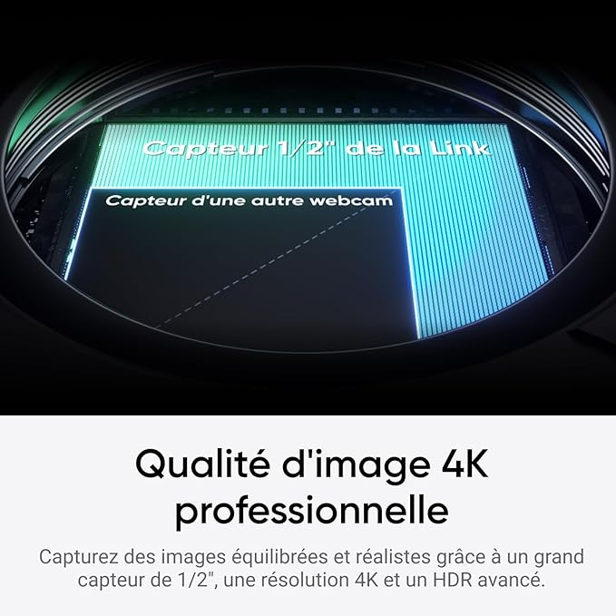 Insta360 Link 2C - 4K Webcam for PC/Mac, 1/2" Sensor, Auto Framing, HDR, AI Noise-Canceling Mic, Gesture Control for Streaming, Video Calls, Gaming, Works with Zoom, Teams, Twitch & More-DeskLoop Office