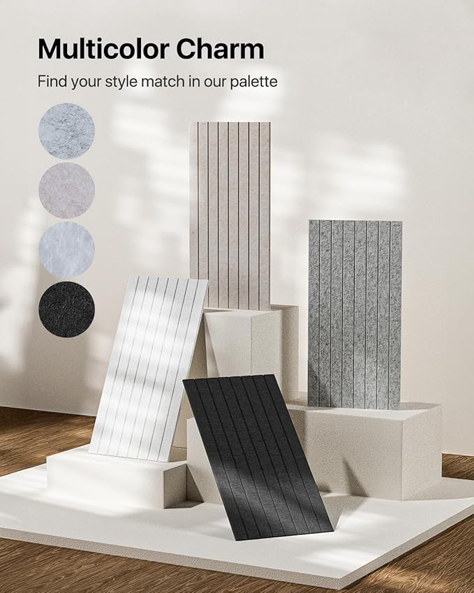 Soundsbay Large Cork Board, 71" x 47" Bulletin Board, 3 Pack Felt Wall Tiles Self-Adhesive, Pin Board for Walls Office Home Classroom Decor-DeskLoop Office