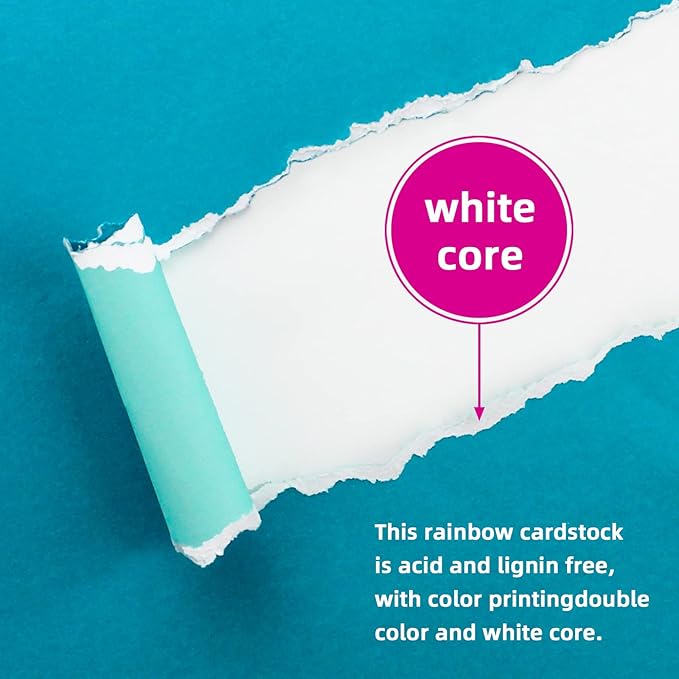 60 sheets Color Cardstock, 28 Assorted Colors 250 gsm A4 Size, Double Sided Printing Cardstock Paper, Premium Thick Card Stock for Card Making, Craft, Scrapbooking, Party Decors, Kids School Supplies-DeskLoop Office