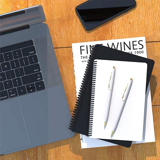 Cambond Ballpoint Pens White Pens - Black Ink Bulk Pens 1.0 mm Medium Point Retractable Metal Pen Comfortable Writing for Men Women Police Uniform Office Business, 10 Pack (White)-DeskLoop Office