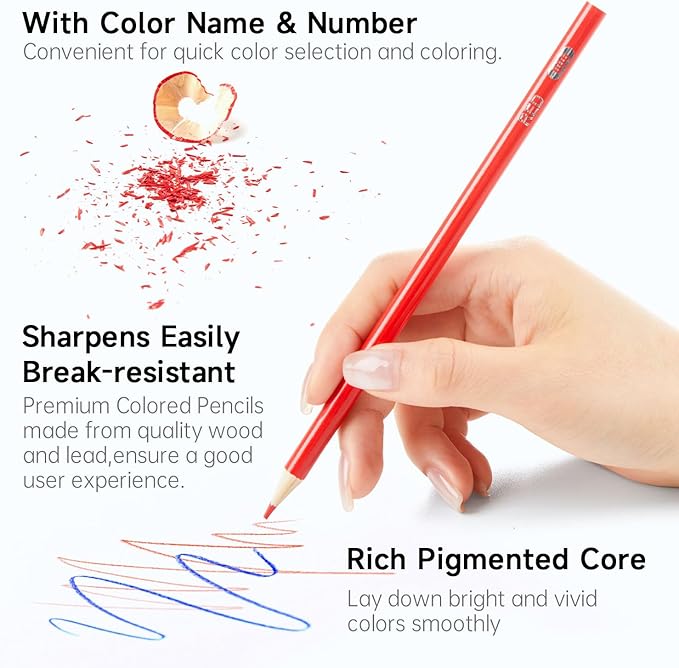 Shuttle Art 360 PCS Colored Pencils Bulk, 12 Assorted Colors, Pack of 30, Break-resistant, Pre-sharpened Colored Pencils for Kids, Bulk Pack School Supplies for Teachers & Students-DeskLoop Office