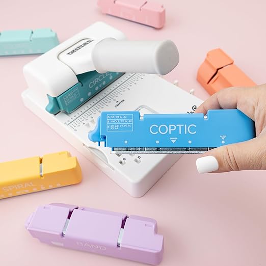 We R Memory Keepers Multi Cinch Kit (2 in 1 Circle & Disc) Book Binding Art Crafts Sewing Scrapbooking Journaling Printmaking Paper Craft Office Home Card Stock DIY Card Making Sticker Machine-DeskLoop Office