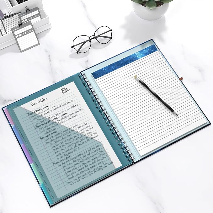 Hongri Clipboard Folio with Refillable Lined Notepad, 8.5 x 11 Folders with - Image 7