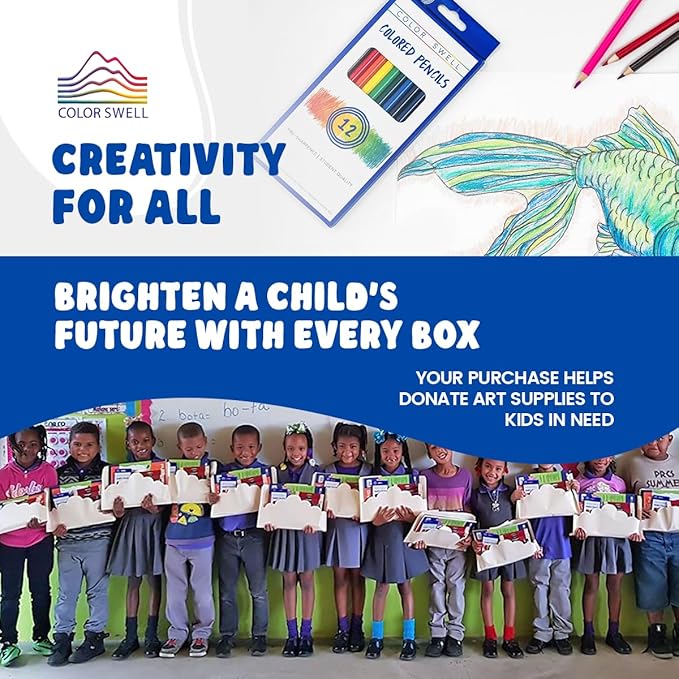 Color Swell Bulk Colored Pencils – 30 Sets, 360 Pre-Sharpened Assorted Vibrant Colors – Ideal for Kids, Teachers, and Classroom Supplies-DeskLoop Office