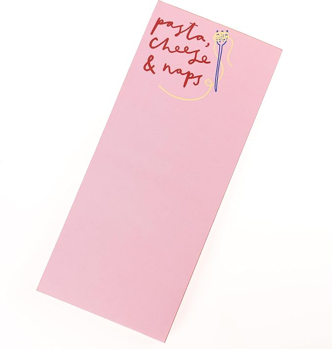 Graphique Pasta & Naps Magnetic Notepad, 100 Tear-Away Sheets - Image 3