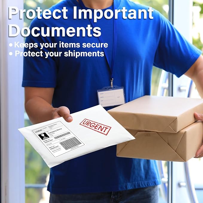 10x13 Envelopes, Tyvek Envelopes, Mailing Envelopes 10x13, Catalog Envelopes, Self Sealing Closure, Tyvek Material, 14 lb., Puncture, Tear & Moisture Resistant, Bulk (50 Pack)