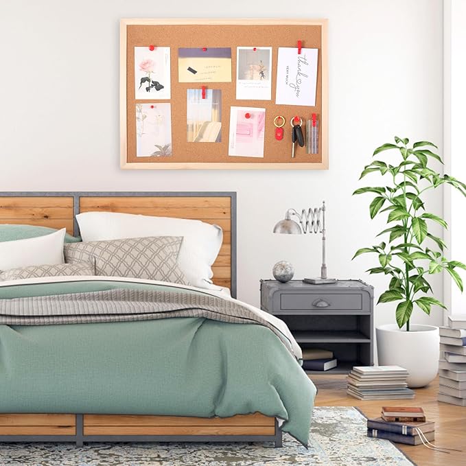 BESARME 200 Pieces Red Push Pins, 5 Style Thumb Tacks Decorative Pins for Cork Board Bulletin Wall Craft Office Home Supplies-DeskLoop Office