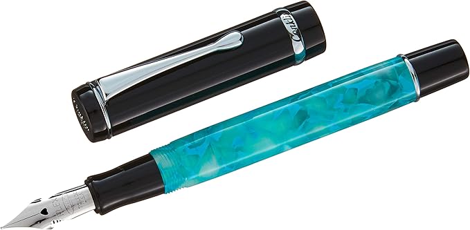 Conklin Duragraph Fountain Pen Turquoise Nights - Flex Nib, Dynamic Writing Tool with Vibrant Finish-DeskLoop Office