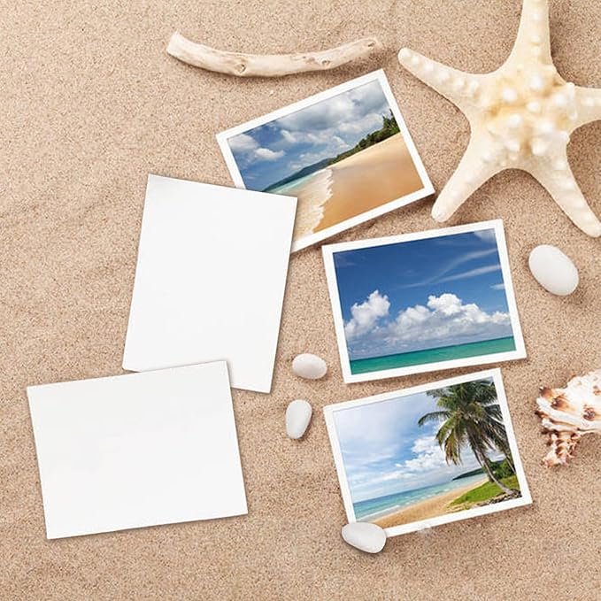 100 Pack White Blank Index Cards 4x6 Thick Paper, Goefun 80lb Heavyweight CardStock Unlined Notecards for Post Cards, Photo Paper, Recipe Cards-DeskLoop Office