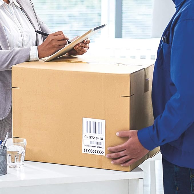 BESTEASY 16000 Round Corner Half Sheet Self Adhesive Shipping Labels - Image 7